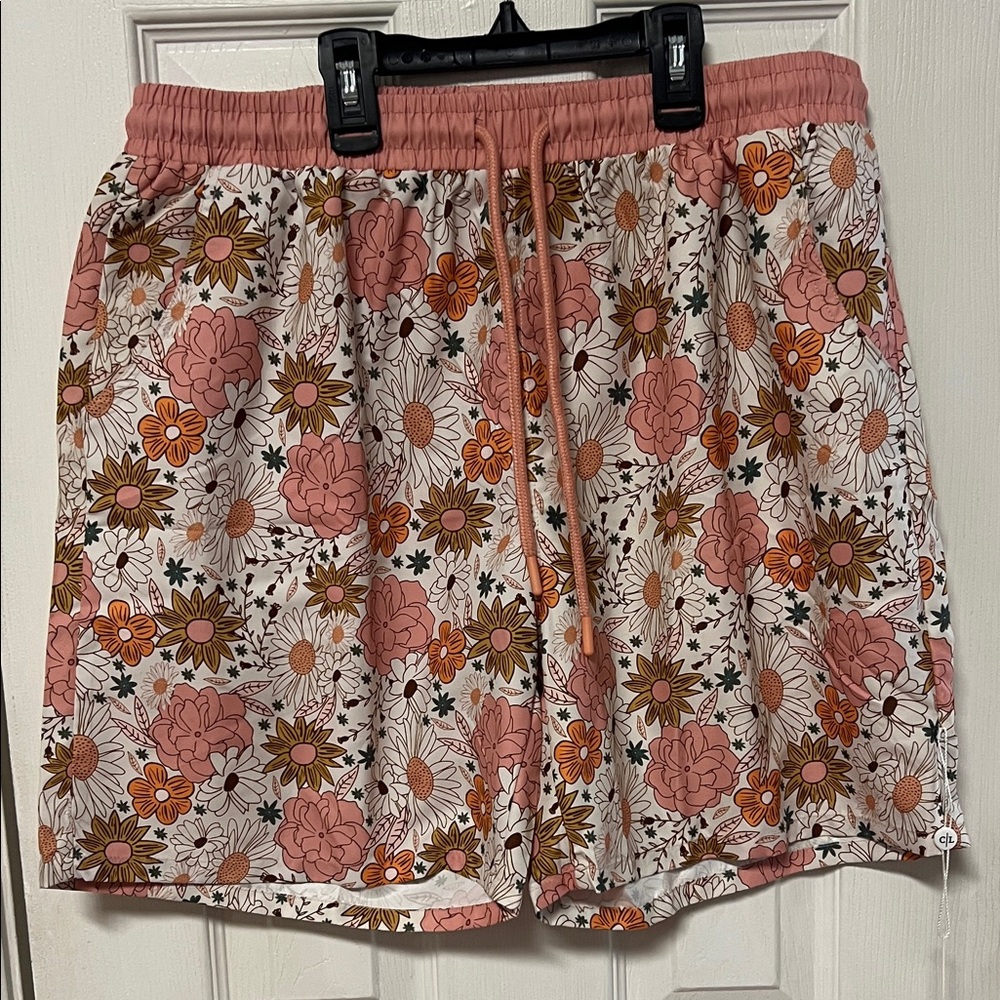 Caden Lane Men’s Floral Boho Swim Trunks